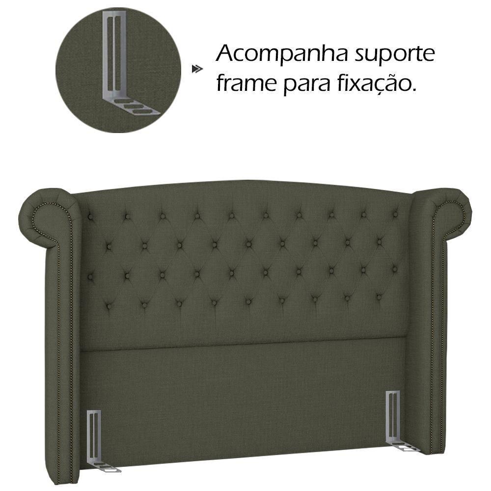 Cabeceira Queen 160 Cm Valenn Linho Sl 74 Peer Sl 74 - 3