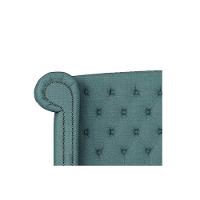 Cabeceira Solteiro Lyon P04 100 Cm Suede Turquesa Tca 946 - 3