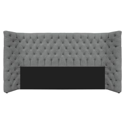 Cabeceira King Everest P02 195 Cm Para Cama Box Corano - Amarena Móveis Cinza