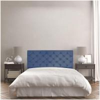 Cabeceira Painel Capitonê Queen 1,60m Jade Suede Azul Marinho - 6