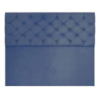 Cabeceira Capitonê Queen 1,60m Jade Suede Azul Marinho - 5