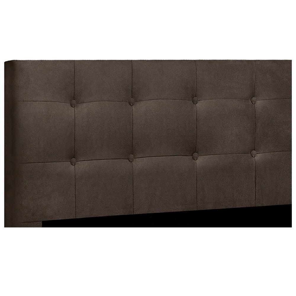 Cabeceira Queen Heloísa I02 160 Cm Suede Marrom - 2