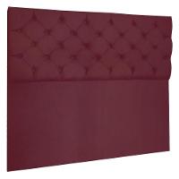 Cabeceira Capitonê King 1,95m Jade Suede Marsala - 1