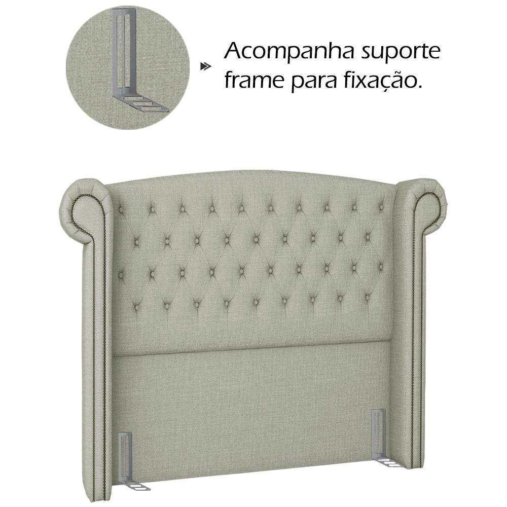 Cabeceira Solteiro 90 Cm Valenn Linho Sl 76 Peer Sl 76 - 7