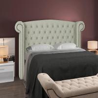 Cabeceira Solteiro 90 Cm Valenn Linho Sl 76 Peer Sl 76