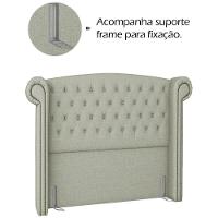 Cabeceira Solteiro 90 Cm Valenn Linho Sl 76 Peer Sl 76 - 7