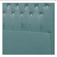 Cabeceira Solteiro Brescia P04 90 Cm Suede Turquesa Tca 946 - 2