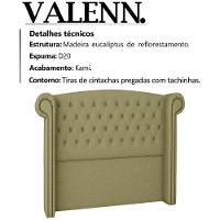 Cabeceira Solteiro 90 Cm Valenn Linho Sl 75 Peer Sl 75 - 8