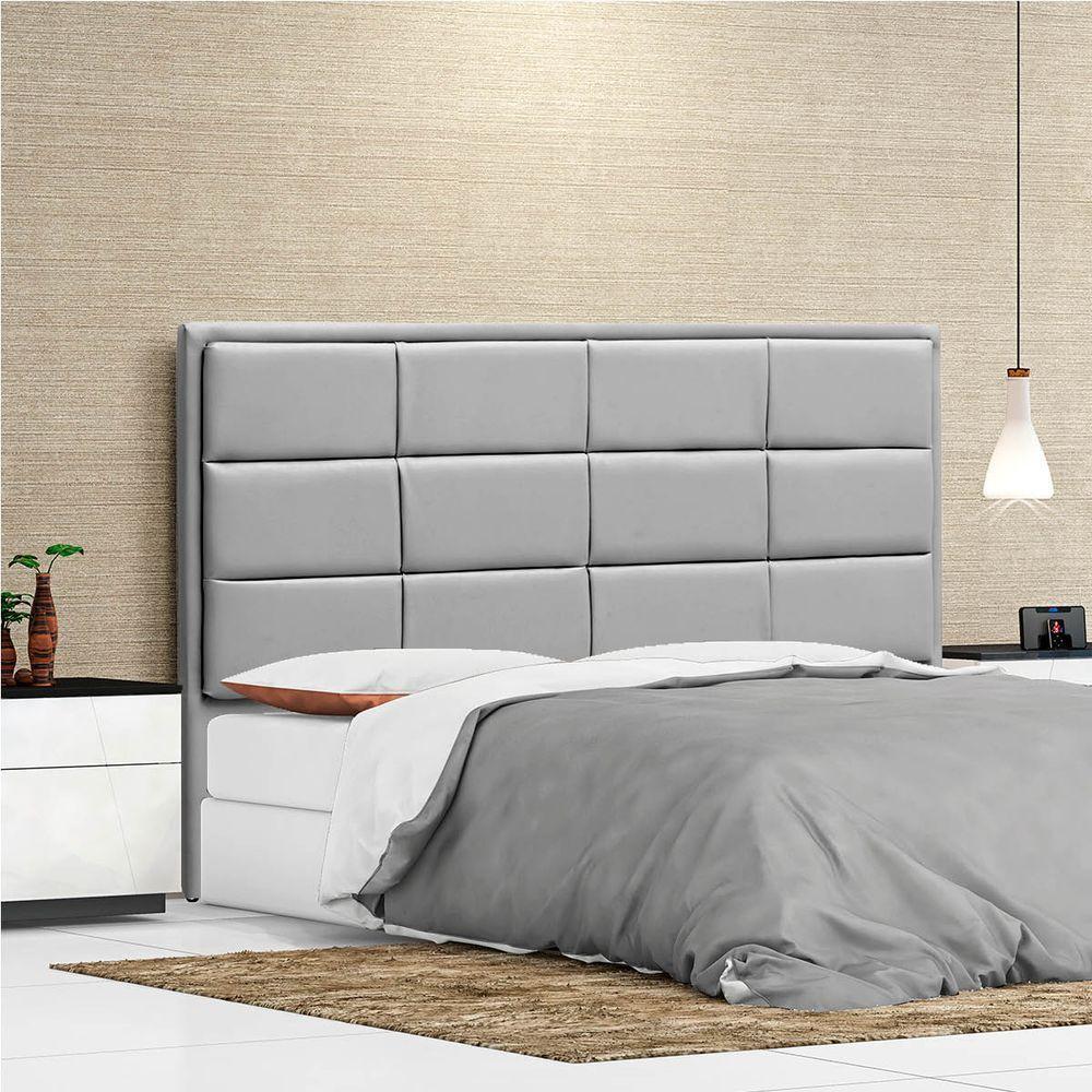 Cabeceira Queen Tallin P04 160 Cm Suede Cinza Tca 940 - 6