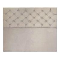 Cabeceira Capitonê Queen 1,60m Jade Suede Cor Bege - 5