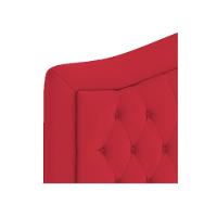 Cabeceira Casal ághata P04 140 Cm Suede Vermelho Tca 53 - 3