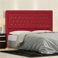 Cabeceira Queen Iasi P04 160 Cm Suede Vermelho Tca 53 - 6