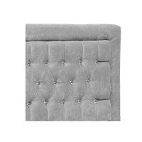 Cabeceira Queen Iasi P04 160 Cm Suede Cinza Tca 940 - 2