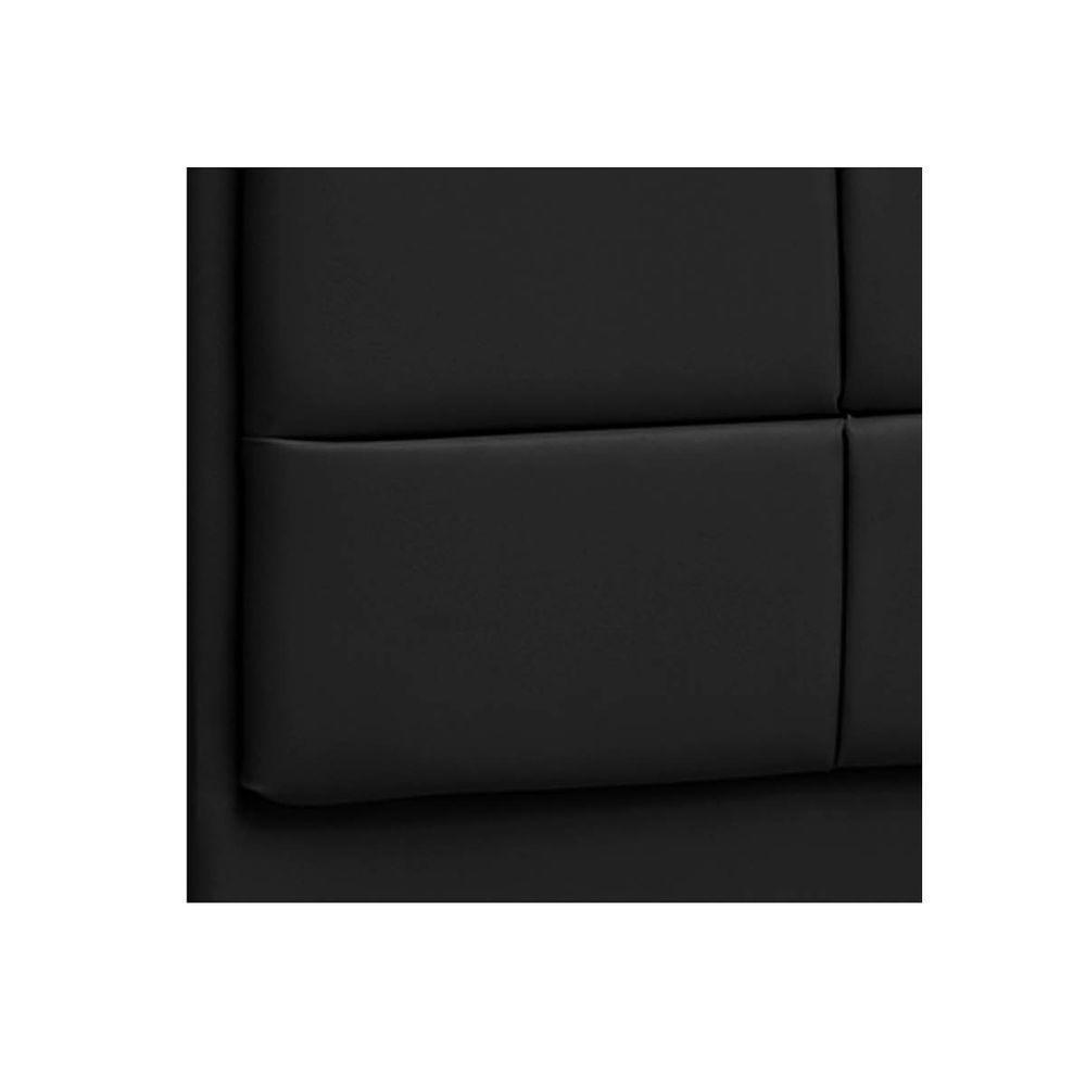 Cabeceira Queen Tallin P04 160 Cm Suede Preto Tca 944 - 2
