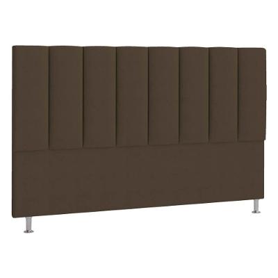 Cabeceira Solteiro Hannover P04 100 Cm Suede Marrom Tca 942