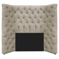 Kit Cabeceira E Calçadeira Baú Solteiro Everest P02 90 Cm Para Cama Box Suede - Amarena Móveis Bege - 11