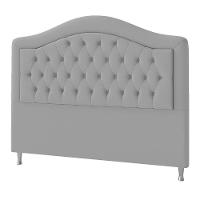 Cabeceira Queen ághata P04 160 Cm Suede Cinza Tca 940