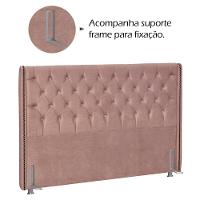 Cabeceira Casal 140 Cm Firezz Veludo Sl 949 Peer Sl 949 - 3