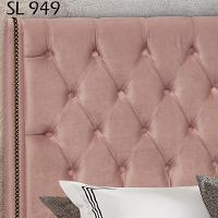 Cabeceira Casal 140 Cm Firezz Veludo Sl 949 Peer Sl 949