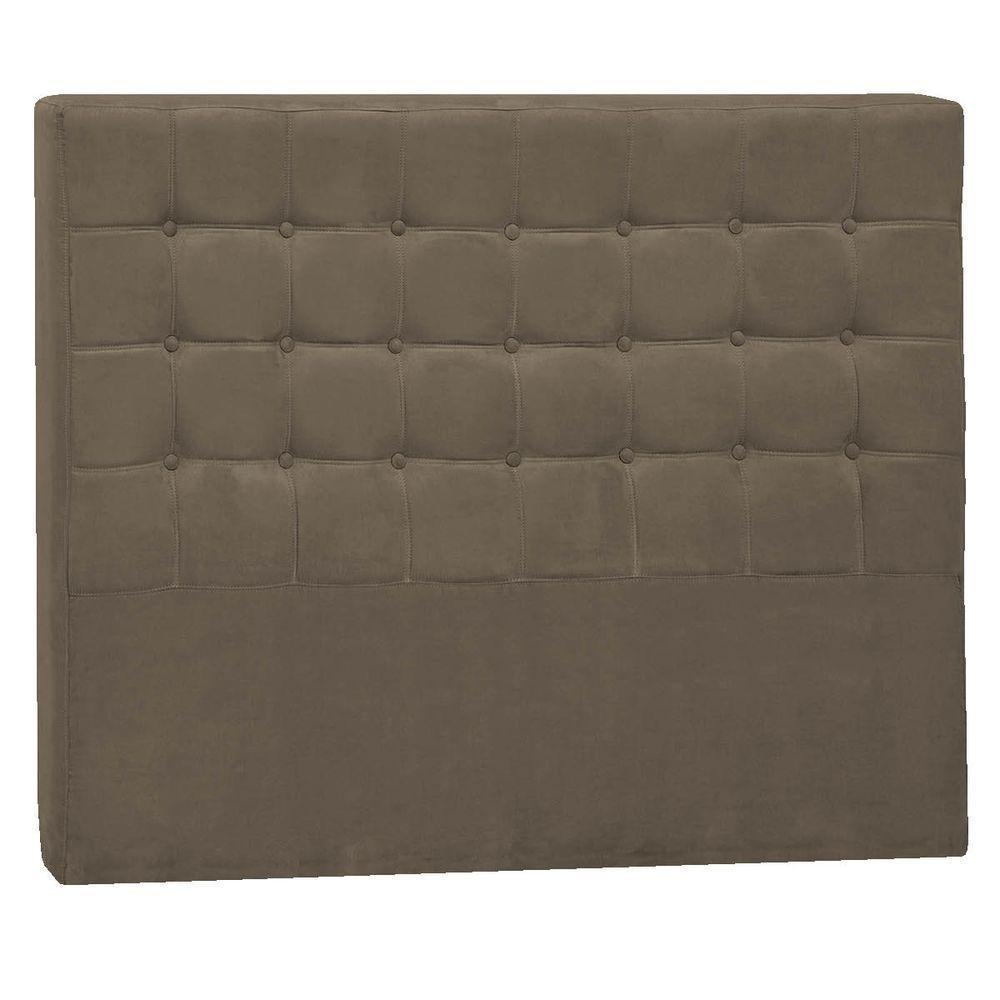 Cabeceira Queen Pequim P04 160 Cm Suede Marrom Claro Tca 945 - 1