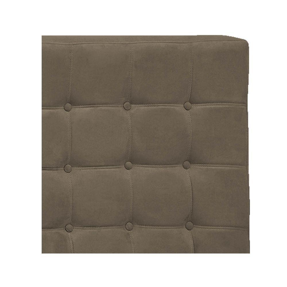 Cabeceira Queen Pequim P04 160 Cm Suede Marrom Claro Tca 945 - 2