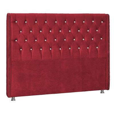 Cabeceira Queen Tóquio P04 160 Cm Suede Vermelho Tca 53