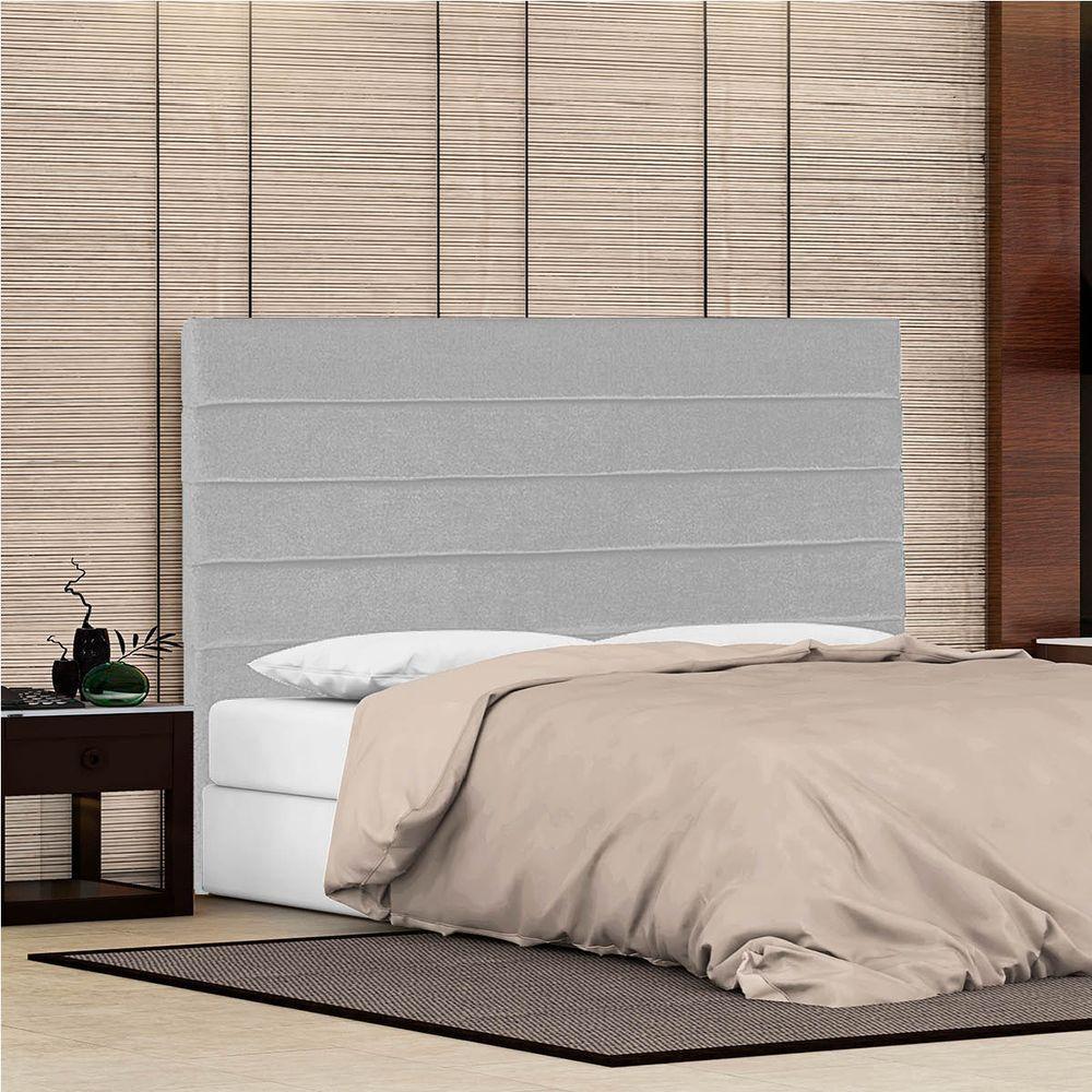 Cabeceira Queen Porto P04 160 Cm Suede Cinza Tca 940 - 6
