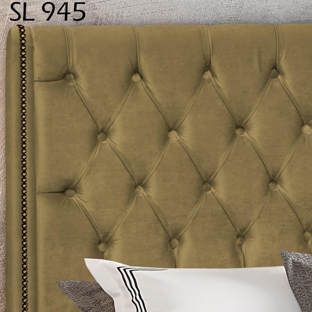 Cabeceira Casal 140 Cm Firezz Veludo Sl 945 Peer Sl 945 - 5