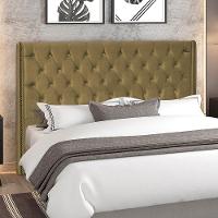 Cabeceira Casal 140 Cm Firezz Veludo Sl 945 Peer Sl 945