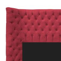 Cabeceira Queen Everest P02 160 Cm Para Cama Box Suede - Amarena Móveis Vermelho - 10