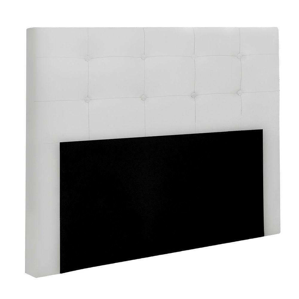 Cabeceira Queen Heloísa I02 160 Cm Corino Branco - 1