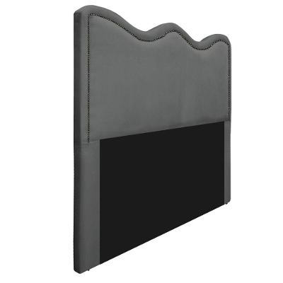 Cabeceira Casal 140 Cm Cama Box Corano Cinza