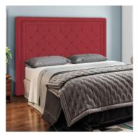 Cabeceira Queen Estocolmo P04 160 Cm Suede Vermelho Tca 53 - 6