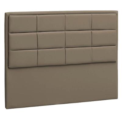 Cabeceira Casal Tallin P04 140 Cm Suede Marrom Claro