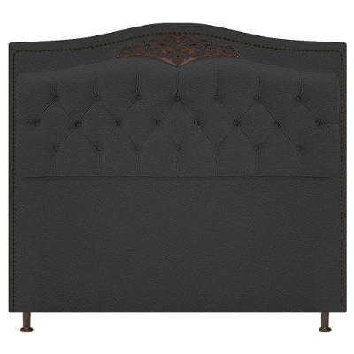 Cabeceira Yasmim 90Cm Solteiro Preto