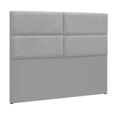 Cabeceira King Berlim P04 195 Cm Suede Cinza Tca 940