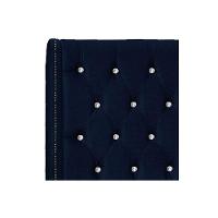 Cabeceira Solteiro P04 90 Cm Suede Azul Marinho Tca 948 - 3