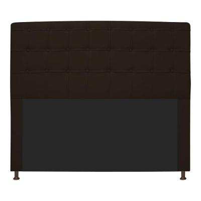 Cabeceira Dama 195Cm King Size Com Botonê Marrom