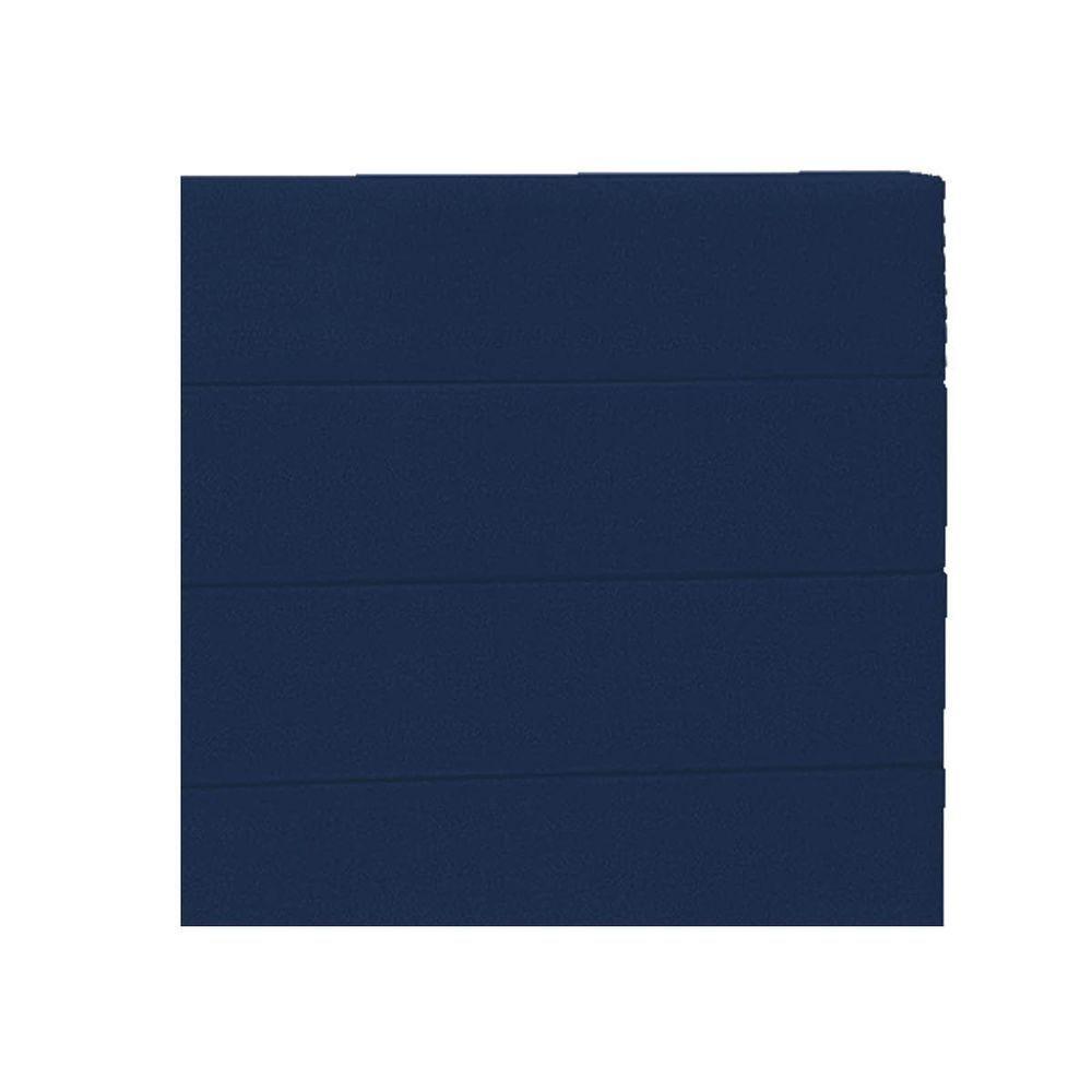 Cabeceira Solteiro P04 90 Cm Suede Azul Marinho Tca 948 - 2