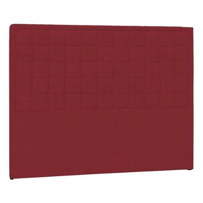 Cabeceira Solteiro Palermo P04 90 Cm Suede Vermelho Tca 53