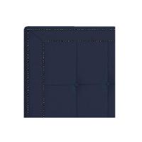 Cabeceira Solteiro P04 90 Cm Suede Azul Marinho Tca 948 - 3