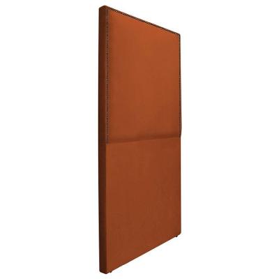 Cabeceira Solteiro 90 Cm Cama Box Suede Terracota