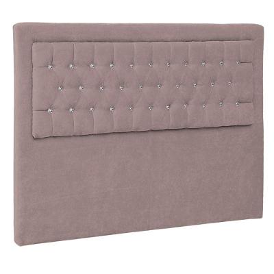 Cabeceira Solteiro Iasi P04 90 Cm Suede Rosê Tca 949