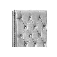 Cabeceira Solteiro Tóquio P04 98 Cm Suede Cinza Tca 940 - 3