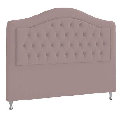 Cabeceira Solteiro ághata P04 90 Cm Suede Rosê Tca 949