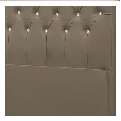 Cabeceira Solteiro P04 90 Cm Suede Marrom Claro Tca 945