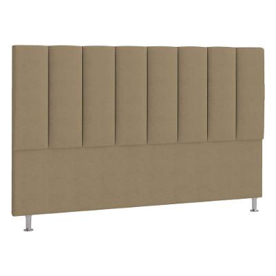 Cabeceira Solteiro Hannover P04 90 Cm Suede Bege Tca 941