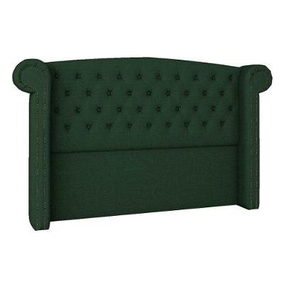 Cabeceira Solteiro Lyon P04 90 Cm Suede Verde Tca 947