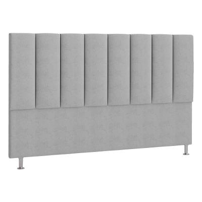 Cabeceira Solteiro Hannover P04 90 Cm Suede Cinza Tca 940