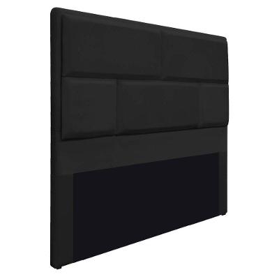 Cabeceira King 195 Cm Cama Box Corano Preto